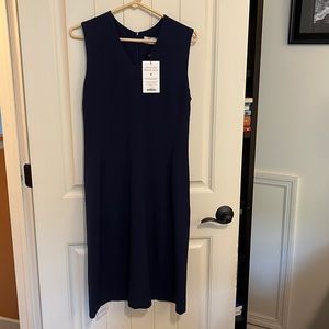 MM. LAFLEUR Annie dress. Deep indigo. Size 10. NWT.